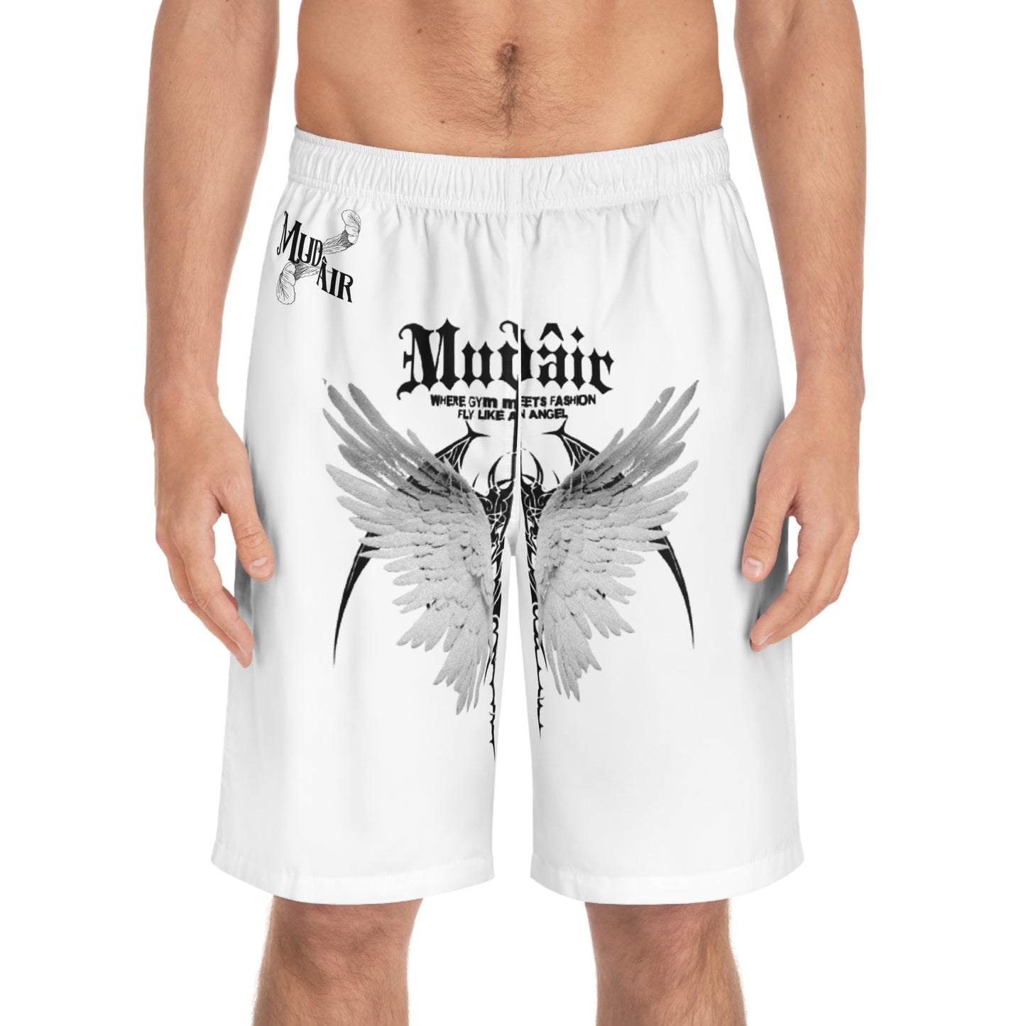 White Classic Mudâir Shorts
